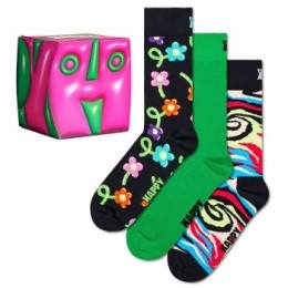 Happysocks3stuksHyperCubeSocksGiftBoxActie