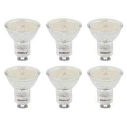GU10LEDSpotSMD5WWarmWitDimbaar6-Pack