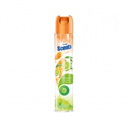 3xAtHomeLuchtverfrisserSprayMandarijnenLimoen400ml