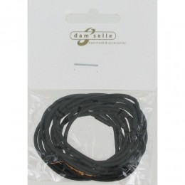 DamselleElastiekZwartLang12stuks