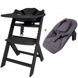 PrnatalhoutenkinderstoelEvanbundelzwart