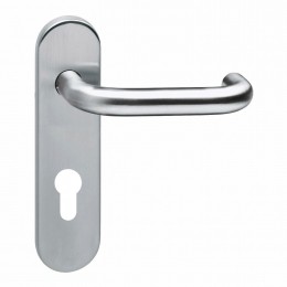 IntersteelDeurkrukRondopschildprofielcilindergat72mmbrandvertragend-RVS