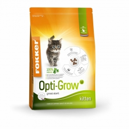 FokkerOptiGrowKittenKattenvoerGevogelte25kg