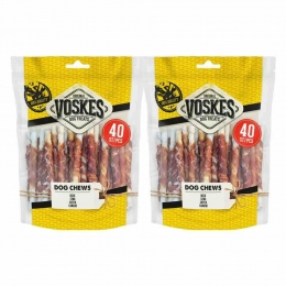 2xVoskesRawhideEendSticks400gr