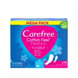 CarefreeCottonFeelFlexiformFresh76stuks