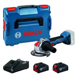 BoschGWX18V-818VAccuX-LOCKHaakseSlijperSet2x40AhInL-Boxx-125mm