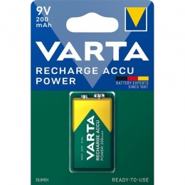 VartaRechargeAccuPowerOplaadbareBatterijen9V200mAh