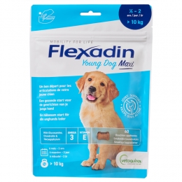 FlexadinYoungDogMaxiKauwbrokjes60stuks