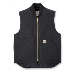 CarharttInsulatedRibCollarVestBlack-L