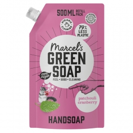 6xMarcelsGreenSoapHandzeepPatchouliCranberryNavulStazak500ml