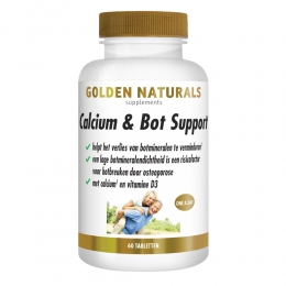 GratisVerzending2xGoldenNaturalsCalciumBotSupportVegan60tabletten