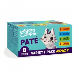 4xEdgardCooperKattenvoerAdultMultipackPate8x85gr