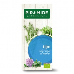 6xPiramideKruidentheeBioTijm20stuks