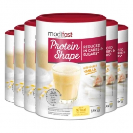 6xModifastProteinShapeMilkshakeVanille420gr