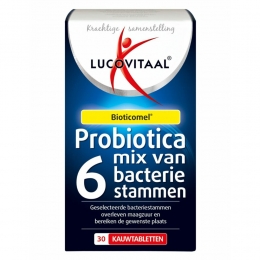 GratisVerzending3xLucovitaalProbioticaMixvan6Bacterinstammen30kauwtabletten