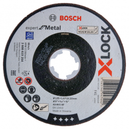 Bosch2608619254X-LockSlijpschijfExpertForMetal-Recht-16X125mm