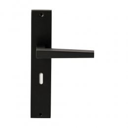 HardbrassDeurkrukSeouloprechthoekiglangschildsleutelgat56mm-zwart