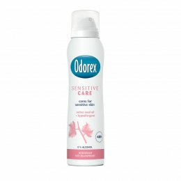 3xOdorexDeodorantSpraySensitiveCare150ml