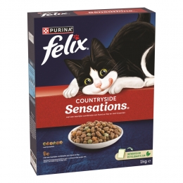 5xFelixKattenvoerDroogCountrysideSensations1kg
