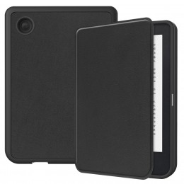 E-readerHoesgeschiktvoorKoboClara2E-Sleepcover-AutoWakefunctie-Magnetischesluiting-Zwart