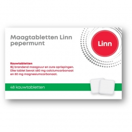 LinnMaagtablettenPepermunt48tabletten