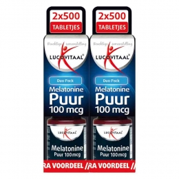 GratisVerzending2xLucovitaalMelatonine100mcgDUOPack2x500tabletten