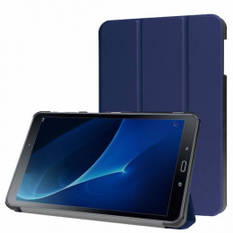 TabletHoesgeschiktvoorSamsungGalaxyTabA10120162018Tri-FoldBookCaseDonkerBlauw