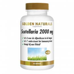 GratisVerzending2xGoldenNaturalsScutellaria2000mg60vegacapsules