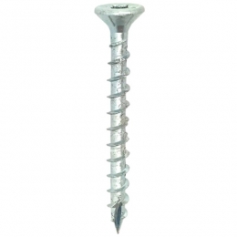 Woodies61540403UltimateSpaanplaatschroef-TX20-40X50mm-VerzonkenKop-Voldraad-Verzinkt200st