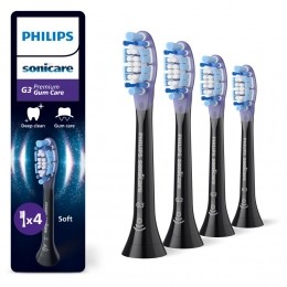 PhilipsSonicareOpzetborstelsPremiumGumCareG3Zwart4stuks
