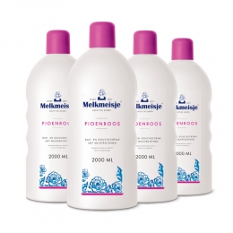 4xMelkmeisjeBadenDoucheCrmePioenroos2000ml