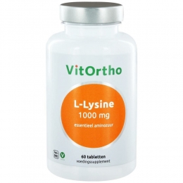 GratisVerzending2xVitorthoL-Lysine1000mg60tabletten