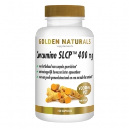 GratisVerzending2xGoldenNaturalsCurcumineSLCP400mg120vegacapsules