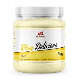 XXLNutritionWheyDeliciousBanaan450gr