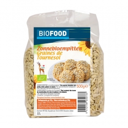 DamhertBiofoodZonnebloempittenBiologisch500gr