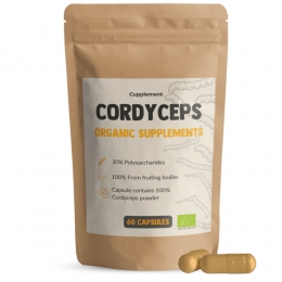 GratisVerzendingCupplementCordycepsOrganicSupplements60capsules