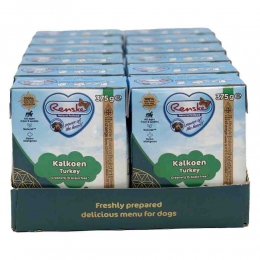 12xRenskeVersGraanvrijTetraHondenvoerNatKalkoen375gr