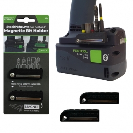 StealthMountsBH-FT-BLK-2MagnetischeBithouderVoorMachinesFestool-Zwart-2-pack