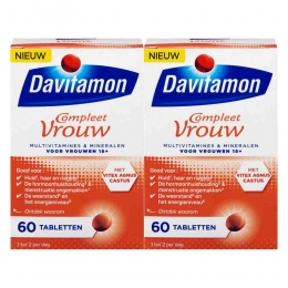 GratisVerzending2xDavitamonMultiVrouw60capsules