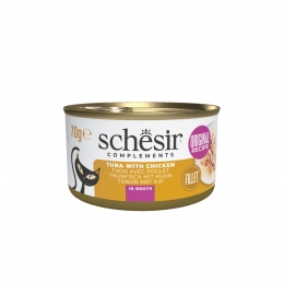 12xSchesirKattenvoerTonijnenKipinBoullion70gr