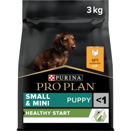 4xProPlanHondenvoerDroogHealthyStartPuppySmall-Mini3kg