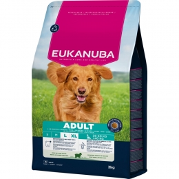 3xEukanubaLifeCareDogAdultLargeHondenvoerLambRice3kg