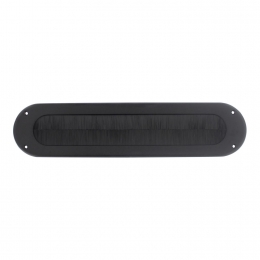 IntersteelTochtweringovaal340x80mm-matzwart