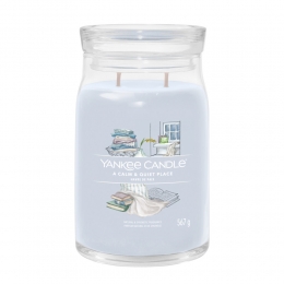 YankeeCandleGeurkaarsLargeJarACalmQuietPlaceSignature567gr