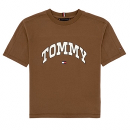 T-shirtKorteMouwTommyHilfigerVARSITYRAISEDPRINTTEESS
