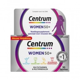 GratisVerzendingCentrumWoman50Multivitaminen30tabletten