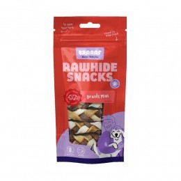 BraaafHondensnackTwisterVlechtMini6cm60gr