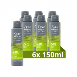 6xDoveDeodorantMenCareSportFresh150ml