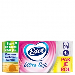 EdetUltraSoftToiletpapier4Laags16stuks