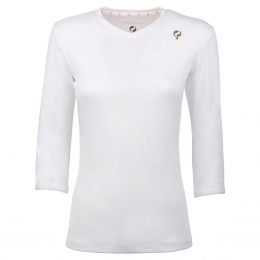 DamesQlongsleeveteeParijsWhite